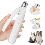 Coupe - griffes 2 en 1 pour chien et chat broyeur � griffes silencieux coupe - griffes pour chat2 lumi�res ...
