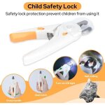 Coupe - griffes pour chiens et chats avec �clairage led puissant. coupe - griffes pour chiens et chats. ...