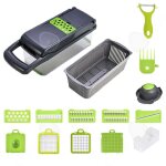 Coupe - l�gumes 16 pcs coupe legumes multifonctions coupe frite mandoline cuisine divers accessoires ...