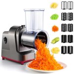 Coupe - l�gumes �lectrique - 10 lames - r�pe �lectrique 5 en 1 - tranches finestranches �paissesr�page ...