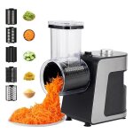 Coupe - lgumes lectrique - 5 lames - rpe lectrique 5 en 1 - 1000w - tranches finestranches paissesrpage ...