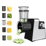Coupe - légumes électrique grand diamètre 250w hachoir râpe multifonction râpe à carottes électrique ... Coupe - légumes électrique grand diamètre 250w hachoir râpe multifonction râpe à carottes électrique ...