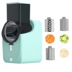 Coupe - lgumes lectrique presse - salade hachoir  fruits 3 en 1 rpe lectrique en acier inoxydable ...