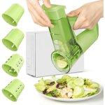 Coupe - l�gumes �lectrique presse - salade portatif sans fil hachoir � l�gumes rotatif4 lamesdouble compartime ...