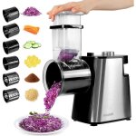 Coupe légumes Électrique rape À fromage acier inox 6 lames 250w rapeuse carottes professionnel grand ... Coupe légumes Électrique rape À fromage acier inox 6 lames 250w rapeuse carottes professionnel grand ...