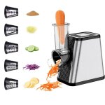 Coupe - l�gumes - mandoline - multifonction 5 en 1 - 5 lames r�glables - acier inoxydable - accessoires ...