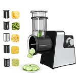 Coupe - l�gumes - mandoline - multifonction 5 en 1 - lames r�glables - acier inoxydable - accessoires ...