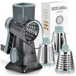 Coupe legumes verticale 3 en 1 déchiqueter / moudre / trancher avec ventouse mandoline cuisine manuelle ... Coupe legumes verticale 3 en 1 déchiqueter / moudre / trancher avec ventouse mandoline cuisine manuelle ...