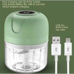 Coupe - oignons �lectrique - coupe - l�gumes - mini hachoir - coupe - cuisine sans fil - �tiquette