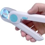 Coupe ongle chien chatprofessionnel coupe griffes pour animaux de compagnieavec des lumi�res led et protection ...