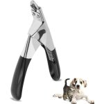 Coupe - ongles ciseaux  griffes de chat pince  griffes chien chat salon pour animaux de compagnie (noir) ...