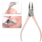Coupe - ongles incarns ciseaux de retrait de peau morte en acier inoxydable outil de pdicure(or rose ...