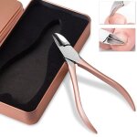 Coupe ongles inox professionnel ergonomique ciseaux � ongles pour p�dicure manucure peau morte pied et ...