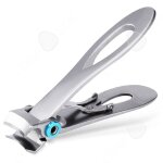 Coupe ongle pied acier inoxydable avec de longle pour hommes et femmes grandes pinces manucure coupe ...