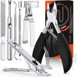 Coupe ongle set professionnel7pcs coupe ongle set pour pied ongle pais et dur incarnsuper pointu pince ...