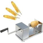 Coupe - pommes de terre acier inoxydable spirale / trancheuse frites durable fruits / pommes de terre ...