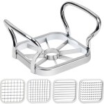 Coupeur de pommes de terre - 5in 1 pommes de terre en acier inoxydable coupe - fruits chipper chopper ... Coupeur de pommes de terre - 5in 1 pommes de terre en acier inoxydable coupe - fruits chipper chopper ...