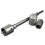 Couronne de forage creuse - 100 mm - avec adaptateur 330 mm - pour ma�onnerie brique b�ton ciment pierre ...
