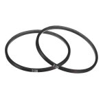 Courroie trap�zo�dale sourcing map 2pcs o - 500 500mm longueur int�rieure transmission en caoutchouc ...