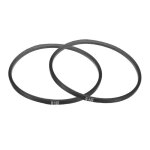 Courroie trap�zo�dale sourcing map 2pcs o - 530 530mm longueur int�rieure transmission en caoutchouc ...