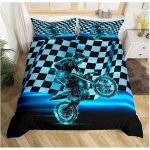 Courses motocross cavalier parure de lit 200x200 cm motocross housse de couette pour enfant gar�on fille ...
