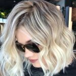 Perruque - synthtique - courte ombre blonde beige - cheveux onduls - 24 pouces - confortable et naturelle ...
