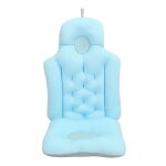 Coussin de baignoire doux et respirant appui - tte pliable support dorsal coussin de bain pour adultes ...