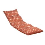 Coussin bds floconn� vibration ocre rouge jardin prive