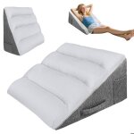 Coussin cale 2 en 1 r�glable en mousse � m�moire de forme pour lit et canap�coussin de lecturecoussin ...