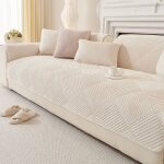 Coussin de canap� �pais et antid�rapantavec housse de canap� en coton et lin?couleur beige?90cm * 160cm ...