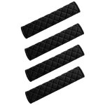 Coussins de ceinture de sécurité pour voiture pack de 4 lavables pour enfants et adultes couleur noire. ... Coussins de ceinture de sécurité pour voiture pack de 4 lavables pour enfants et adultes couleur noire. ...
