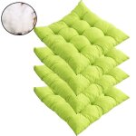 Coussins de chaises4pcs carrs 40x40 coussins de sige dcoration maison coussin mat matelassevert