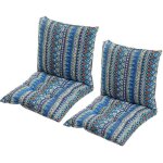Coussin de chaise avec dossier 40x40cm coussin de sige lot de 2 doux et respirant pour chaises de cuisine ...