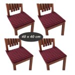 Coussins de chaise de jardin lot de 4 40x40cm coussin de si�ge de salon coussin de meuble de terrasse ...