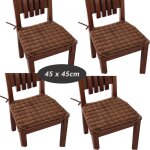 Coussins de chaise de jardin lot de 4 45x45cm coussin de si�ge de salon coussin de meuble de terrasse ...