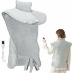 Coussin chauffant cervicales dos nuque - couverture chauffante electrique avec 6 température réglable ... Coussin chauffant cervicales dos nuque - couverture chauffante electrique avec 6 température réglable ...