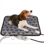 Coussin chauffant - yyv - 45x45 cm - noir - rectangulaire - pour chiens et chats Coussin chauffant - yyv - 45x45 cm - noir - rectangulaire - pour chiens et chats