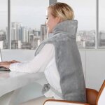 Coussin chauffant lectrique - ulisem - ultra douce - 6 niveaux - lavable