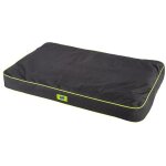 Coussin pour chien - ferplast - polo 80 - noir - rectangulaire - lavable en machine