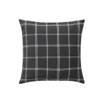 Coussin d�houssable everest 45x45 cm ? tissu tiss� ? coloris anthracite - taille: 45x45cm - coloris: ...