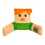 Coussin de dtente - roba - minecraft alex ? avec accoudoirs et poche latrale ? 60x30x60 cm