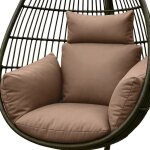 Coussin ext�rieur imperm�able pour fauteuil suspendu - homescapes - coussin de rechange pour fauteuil ...