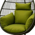 Coussin extrieur impermable pour fauteuil suspendu - homescapes - coussin de rechange pour fauteuil ...