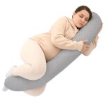 Coussin grossesse - coussin allaitement xxl grossesse 190?cm oreiller lat�ral positionnement housse coton ...