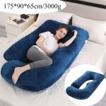 Coussin de grossesse en forme de j pour dormirl oreiller maternit� et allaitement femme enceinte avec ...