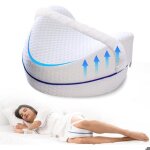 Coussin de jambe coussins rel�ve - jambes avec mousse � m�moire de forme avec housse amovible et lavable ...