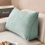 Coussin de lecture compens 60 * 35 * 20cm coussin canap triangulaire support lombaire gros oreiller ...