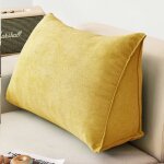 Coussin de lecture compens 60 * 35 * 20cm coussin canap triangulaire support lombaire gros oreiller ...
