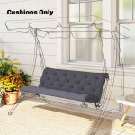 Coussin matelas assise dossier pour banc de jardin balancelle canap� 3 places grand confort 150 x 98 ...