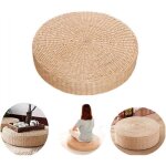 Coussin de méditation futon paille - ronde - beige - naturelle - moelleux beige coussin Coussin de méditation futon paille - ronde - beige - naturelle - moelleux beige coussin